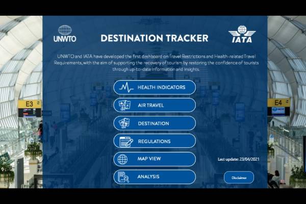 Travel, Tourism & Hospitality UNWTO, IATA collaborate on Destination Tracker - Vimarsana News