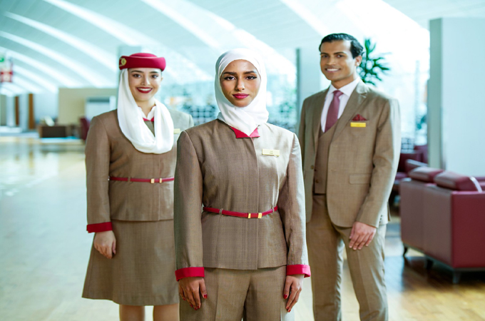 Emirates unveils new uniform for its VIP services...