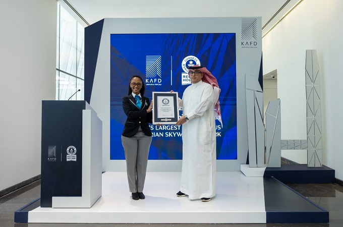 KAFD wins Guinness for world’s largest pedestrian...