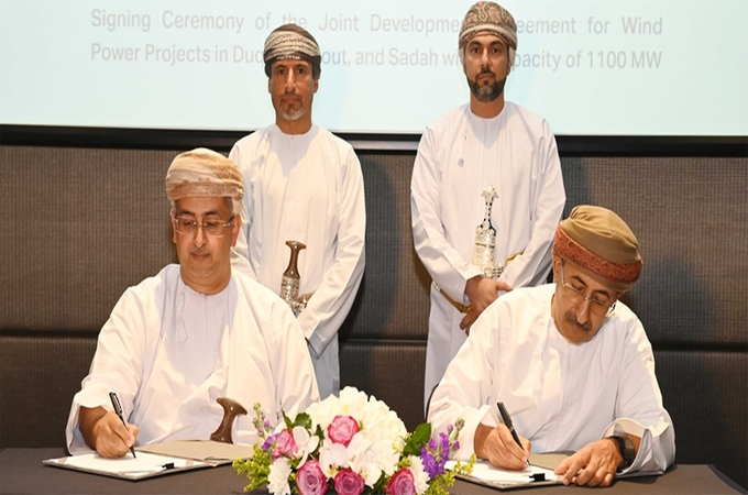 OQAE, Naqaa sign agreement to develop wind power...