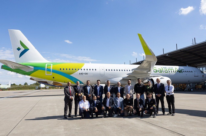 SalamAir welcomes brand-new Airbus A321neo into its fleet