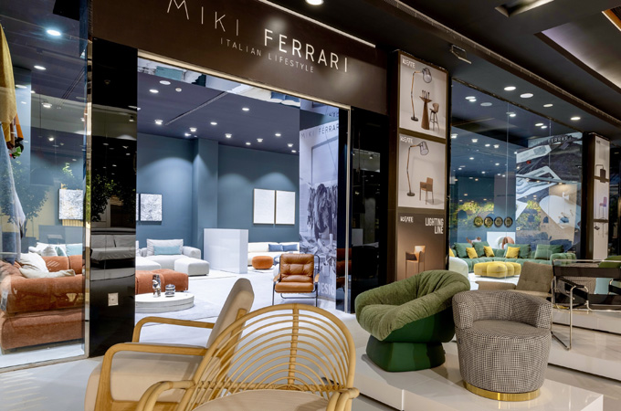 Italian furniture brand Miki Ferrari opens first...