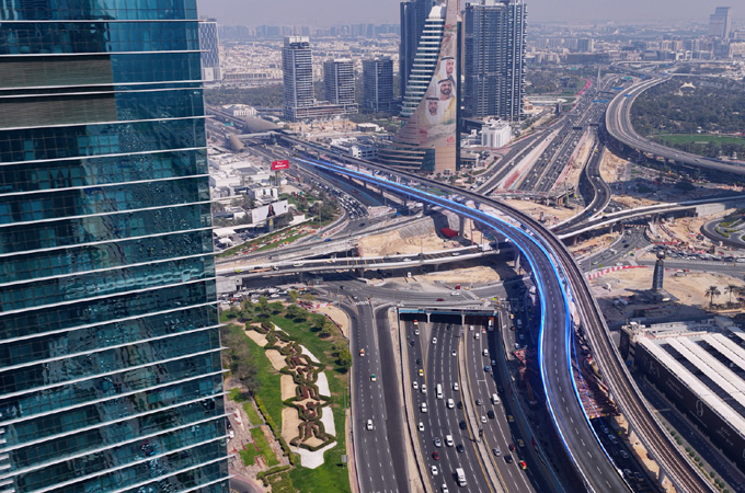 RTA opens second-level bridge at World Trade...