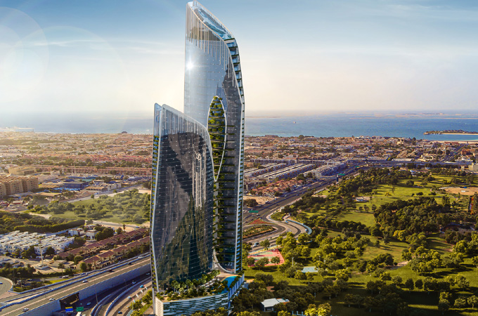 Damac's Safa One 'jewel tower' work 56pc completed...