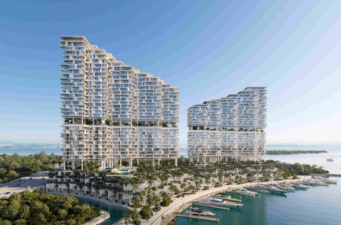 Mered's Abu Dhabi waterfront residential tower...