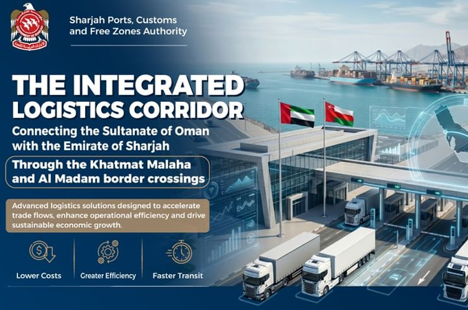 Sharjah waives toll gate fees for Oman trucks...