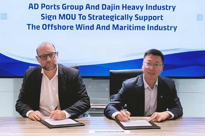 AD Ports, Dajin Heavy Industry to explore offshore...