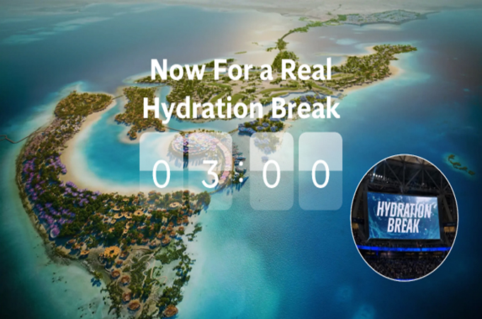 Saudi Tourism Authority turns FIFA hydration...