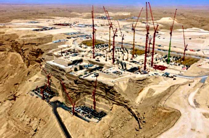 Work in full swing on Prince Mohammed stadium...