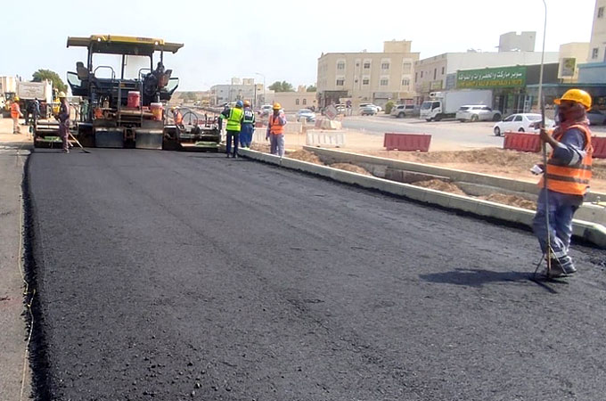 Road dualisation work advances on key Oman highway...