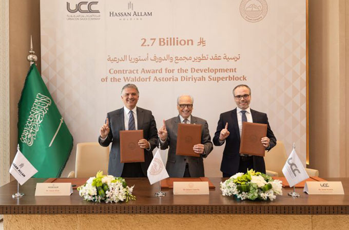 Hassan Allam-UCC seal contract for Waldorf Astoria...