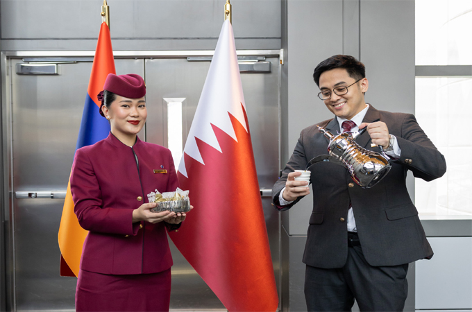 Qatar welcomes first leisure charter flight...