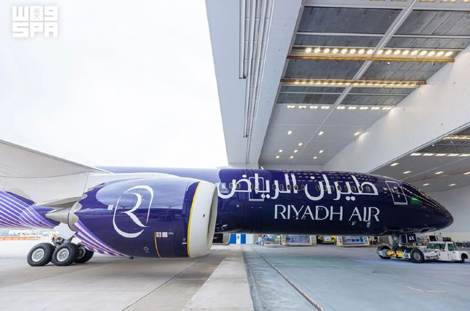 Riyadh Air unveils first Boeing 787-9 plane...