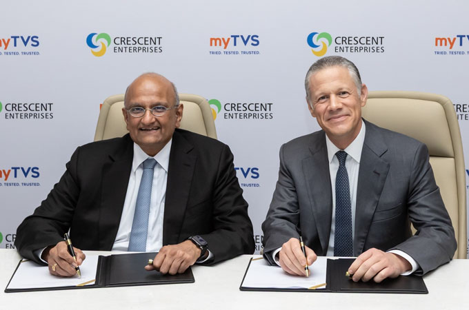 Crescent, TVS Automobile announce strategic...